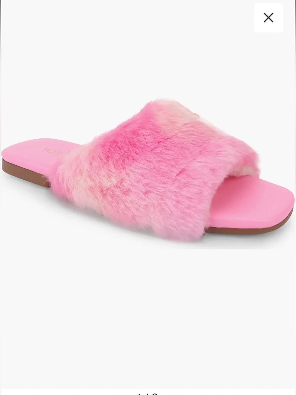 Yosi Samra Kids' Miss Nora Faux Fur Slide size 3M almost new in the original box